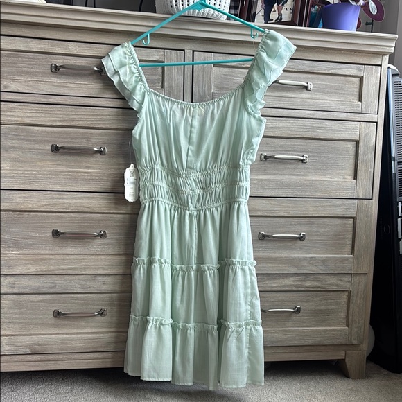 Altar'd State Mint Ruffle Dress - Picture 3 of 3